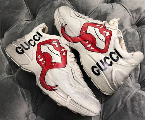 gucci rhyton lips sneakers|Gucci rhyton sneakers review.